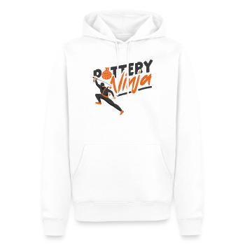 Pottery Ceramics Artist Ninja - Männer Premium Bio Hoodie - Weiß - Vorne - Nico (187cm)