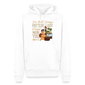 Pottery Ceramics Artist I'm That - Männer Premium Bio Hoodie - Weiß - Vorne - Nico (187cm)