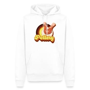 Pottery Ceramics Artist Retro 70s - Männer Premium Bio Hoodie - Weiß - Vorne - Nico (187cm)