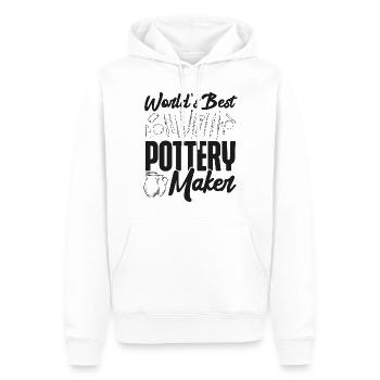 Pottery Ceramics Artist World's - Männer Premium Bio Hoodie - Weiß - Vorne - Nico (187cm)