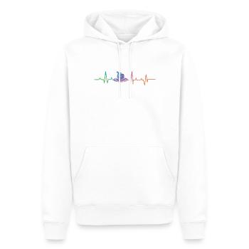 Pottery Ceramics Artist Heartbeat - Männer Premium Bio Hoodie - Weiß - Vorne - Nico (187cm)
