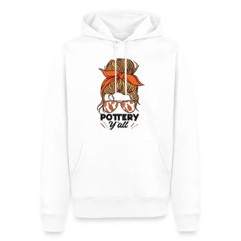 Pottery Ceramics Artist Girl - Männer Premium Bio Hoodie - Weiß - Vorne - Nico (187cm)