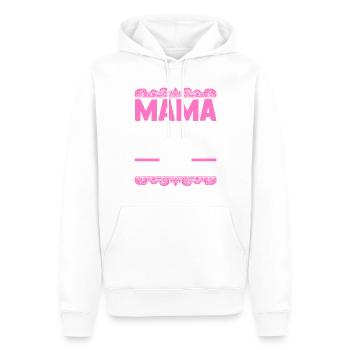 Mama Von 3 Kindern - Männer Premium Bio Hoodie - Weiß - Vorne - Nico (187cm)