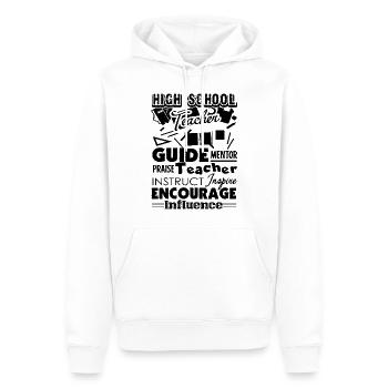 Awesome High School Teacher - Men’s Premium Organic Hoodie - white - Front - Nico (187cm)
