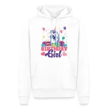 Loutre Anniversaire Fille Anniversaire Fille - Sweat à capuche Premium bio Homme - blanc - Devant - Nico (187cm)