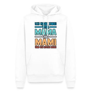Mutter Stiefmutter Muttertag Mama - Männer Premium Bio Hoodie - Weiß - Vorne - Nico (187cm)