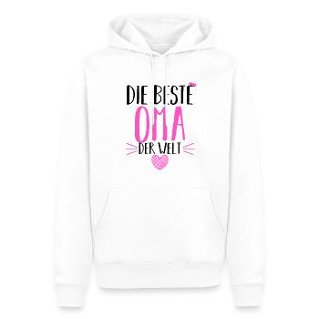 Großmutter Oma - Männer Premium Bio Hoodie - Weiß - Vorne - Nico (187cm)