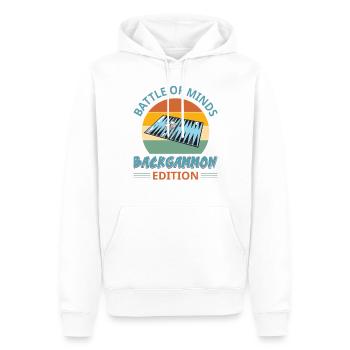 Backgammon Spiel - Männer Premium Bio Hoodie - Weiß - Vorne - Nico (187cm)
