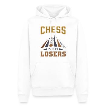 Backgammon Spiel - Männer Premium Bio Hoodie - Weiß - Vorne - Nico (187cm)
