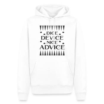 Backgammon Spiel - Männer Premium Bio Hoodie - Weiß - Vorne - Nico (187cm)