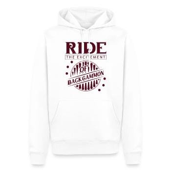 Backgammon Spiel - Männer Premium Bio Hoodie - Weiß - Vorne - Nico (187cm)