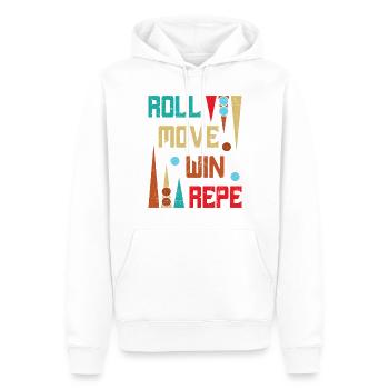 Backgammon Spiel - Männer Premium Bio Hoodie - Weiß - Vorne - Nico (187cm)
