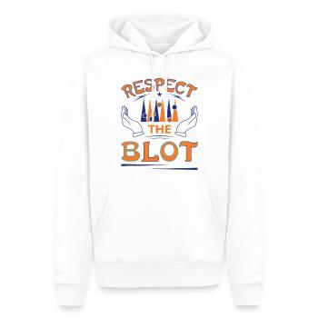 Backgammon Spiel - Männer Premium Bio Hoodie - Weiß - Vorne - Nico (187cm)