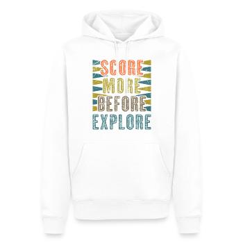 Backgammon Spiel - Männer Premium Bio Hoodie - Weiß - Vorne - Nico (187cm)