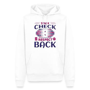 Backgammon Spiel - Männer Premium Bio Hoodie - Weiß - Vorne - Nico (187cm)