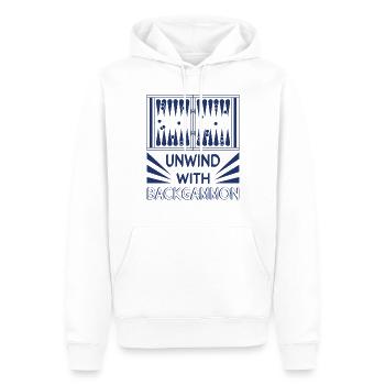 Backgammon Spiel - Männer Premium Bio Hoodie - Weiß - Vorne - Nico (187cm)