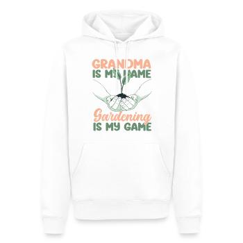 Plant Lover Gardening Grandma - Männer Premium Bio Hoodie - Weiß - Vorne - Nico (187cm)