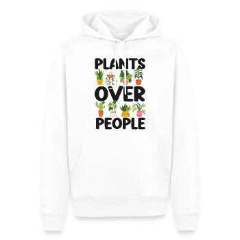 Plant Lover Gardening Plants Over - Männer Premium Bio Hoodie - Weiß - Vorne - Nico (187cm)