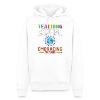 ESL-Lehrer ESL Unterricht - Männer Premium Bio Hoodie - Weiß - Vorne - Nico (187cm)