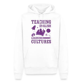 ESL-Lehrer ESL Unterricht - Männer Premium Bio Hoodie - Weiß - Vorne - Nico (187cm)