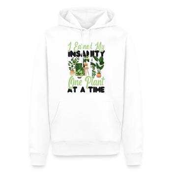 Plant Lover Gardening I Earned My - Männer Premium Bio Hoodie - Weiß - Vorne - Nico (187cm)