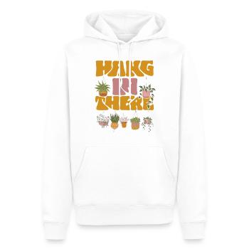 Plant Lover Gardening Hang In - Männer Premium Bio Hoodie - Weiß - Vorne - Nico (187cm)