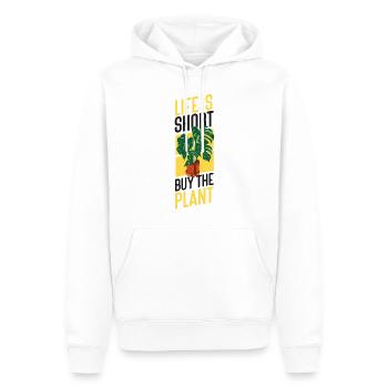 Plant Lover Gardening Monstera - Männer Premium Bio Hoodie - Weiß - Vorne - Nico (187cm)