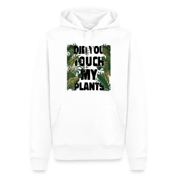Plant Lover Gardening Did You - Men’s Premium Organic Hoodie - white - Front - Nico (187cm)