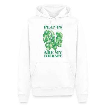 Plant Lover Gardening Monstera - Männer Premium Bio Hoodie - Weiß - Vorne - Nico (187cm)