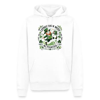 Leprechaun Modus Aktiviert St. Patrick's Day - Männer Premium Bio Hoodie - Weiß - Vorne - Nico (187cm)