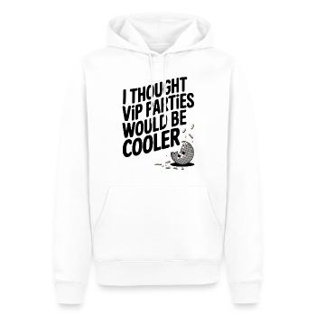 I Thought VIP Parties Would Be Cooler Irony VIP - Men’s Premium Organic Hoodie - white - Front - Nico (187cm)
