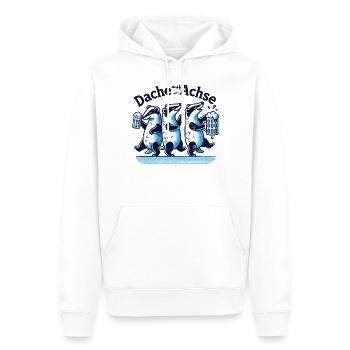 Dachse Auf Achse Party Spaß Freunde - Männer Premium Bio Hoodie - Weiß - Vorne - Nico (187cm)