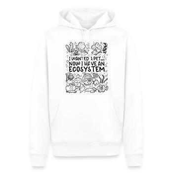 I wanted a pet. Now it's an ecosystem - Men’s Premium Organic Hoodie - white - Front - Nico (187cm)