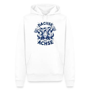 Dachse Auf Achse Party Crew Spaß - Männer Premium Bio Hoodie - Weiß - Vorne - Nico (187cm)