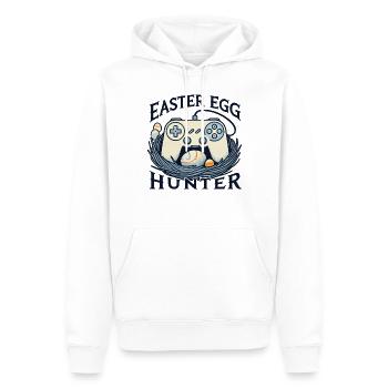 Easter Egg Jäger Gaming Controller Kunst - Männer Premium Bio Hoodie - Weiß - Vorne - Nico (187cm)
