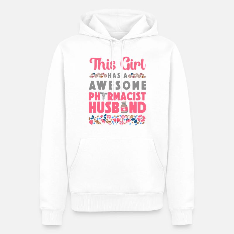 Pharmacy Tech Technician - Männer Premium Bio Hoodie - Weiß
