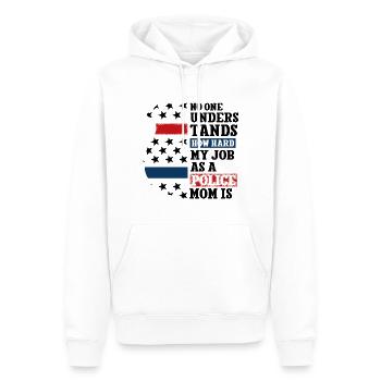 Polizei Polizist Polizeibeamte - Männer Premium Bio Hoodie - Weiß - Vorne - Nico (187cm)