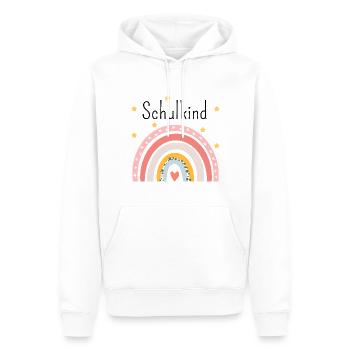 Back to school. Schulkind - Men’s Premium Organic Hoodie - white - Front - Nico (187cm)