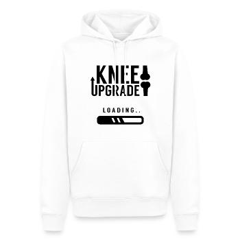 Aufrüstung Des Knies Genesung OP Operation Knie - Männer Premium Bio Hoodie - Weiß - Vorne - Nico (187cm)