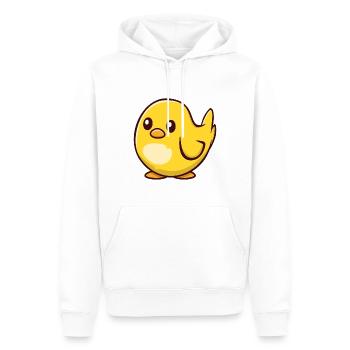 Chick - Men’s Premium Organic Hoodie - white - Front - Nico (187cm)