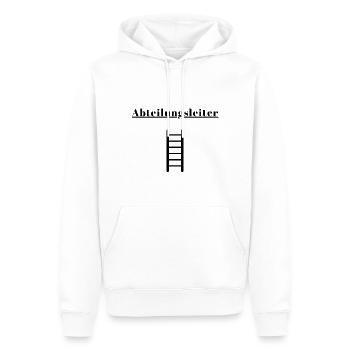 Der/Die Abteilungsleiter Kreatives Leiter-Design - Männer Premium Bio Hoodie - Weiß - Vorne - Nico (187cm)