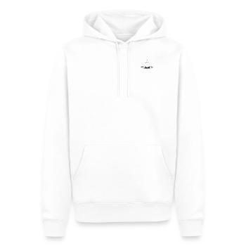 Chat Tournesol Propriétaire de chat Amoureux des chats I - Sweat à capuche Premium bio Homme - blanc - Devant - Nico (187cm)