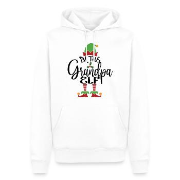 Opa Elf Niedliches lustiges passendes Weihnachtskostüm - Männer Premium Bio Hoodie - Weiß - Vorne - Nico (187cm)