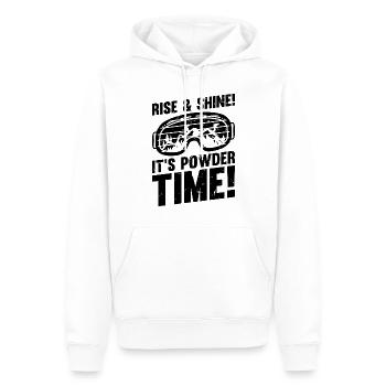 Freeskiing Ski Freestyle-Skiing Wintersports Skier - Männer Premium Bio Hoodie - Weiß - Vorne - Nico (187cm)