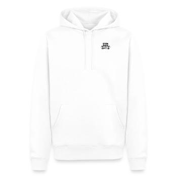 Mode gym sur musculation fitness entraînement gymnase bodyb - Sweat à capuche Premium bio Homme - blanc - Devant - Nico (187cm)