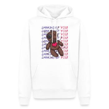 Drôle de poupée vaudou Je pense à toi Witchcraft Gru - Sweat à capuche Premium bio Homme - blanc - Devant - Nico (187cm)