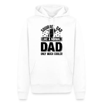 Squirrel Dad Like A Normal Dad Only Much Cooler Sq - Männer Premium Bio Hoodie - Weiß - Vorne - Nico (187cm)