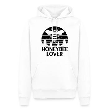 Honeybee Beekeeper Beekeeping Bees Honeybee Lover - Men’s Premium Organic Hoodie - white - Front - Nico (187cm)