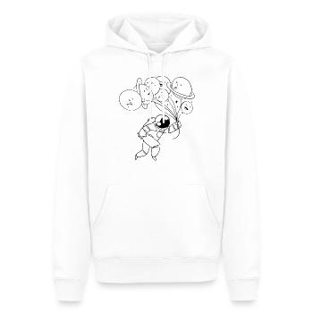 Solar System Planets - Aerospace Funny Astronaut - Men’s Premium Organic Hoodie - white - Front - Nico (187cm)