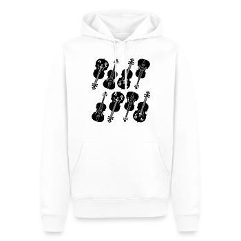 Double Bass Player Double Bassist - Double Bass In - Männer Premium Bio Hoodie - Weiß - Vorne - Nico (187cm)
